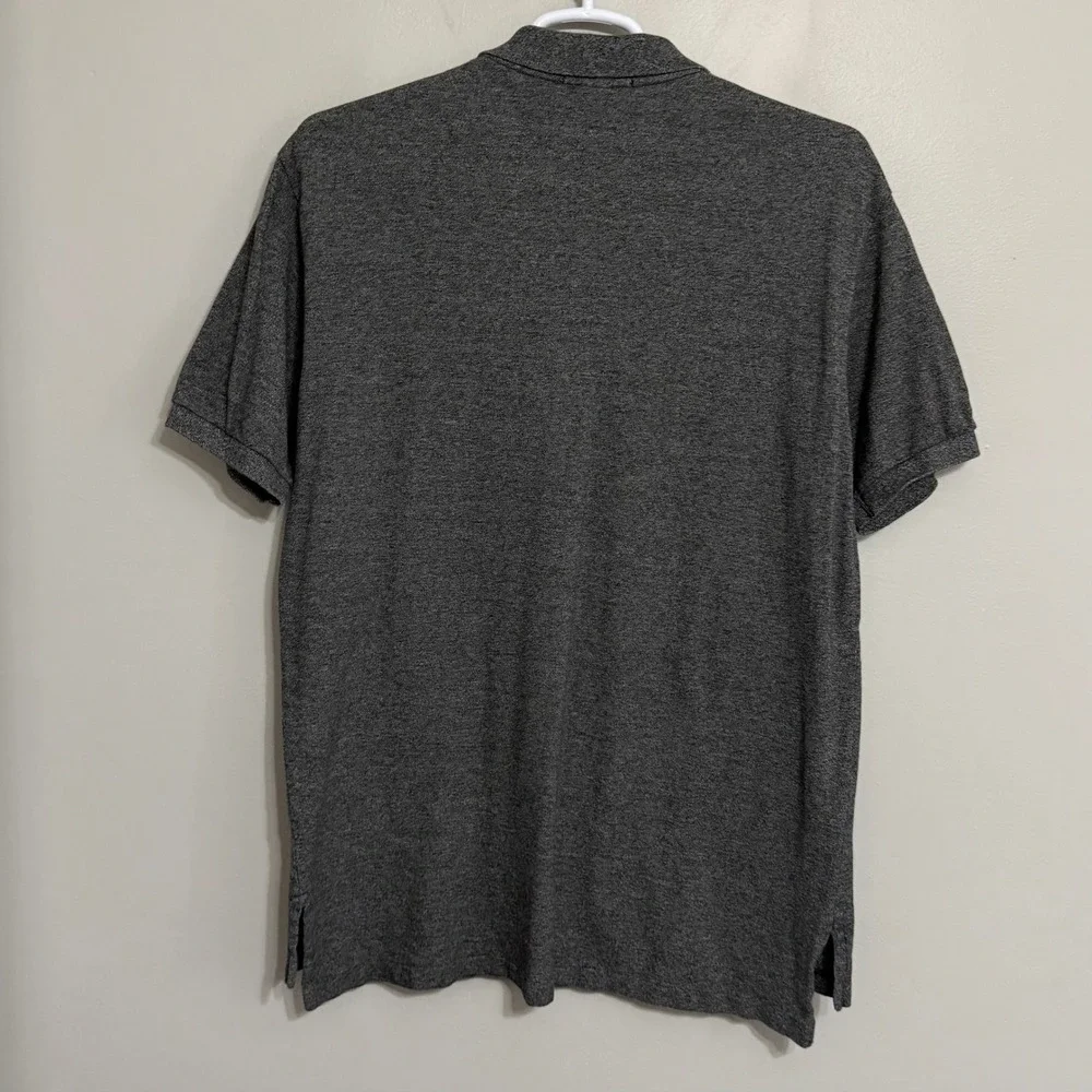 Polo Ralph Lauren Mens XL Charcoal Grey Short Sleeve Pony Polo Shirt